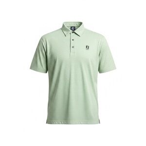 fJ Striped Green  Polo Shirt